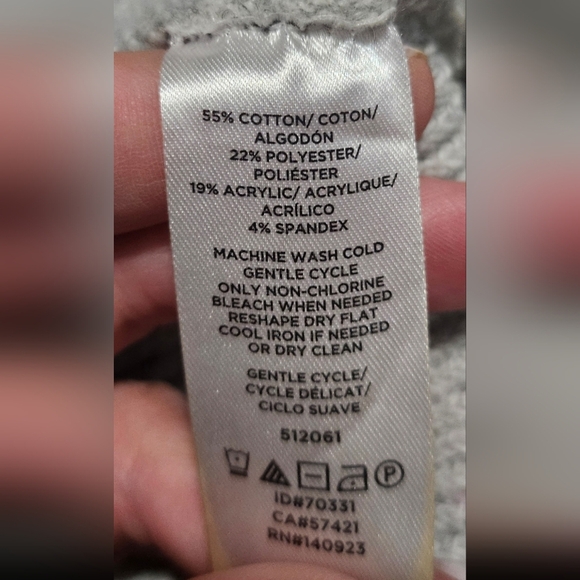 LOFT Gray Long Sleeve Sweater Dress - Picture 5 of 5